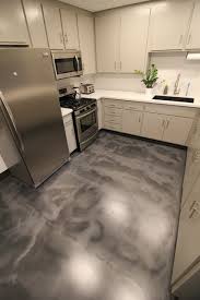 They need to be able to take anything and everything chefs and production processes can throw at them without being. Modern Epoxy Floor In Kitchen Liquid Dazzle Contemporary Kitchen San Diego By Life Deck Coating Installations Houzz