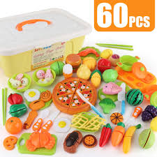 With gift options guaranteed to plant an ear to ear smile on any tot's face, you'll. Joygrow Play Food 60 Pcs Cutting Toys Kitchen Toys For Toddler Kids Plastic Fruits Vegetable Sea