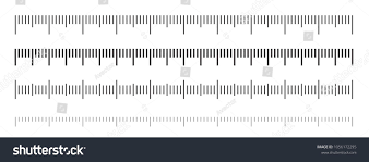 Ruler Scale Measure Or Vector Length Measurement Scale Chart