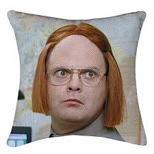 Sequin Dwight Pillow Dwight Schrute Pillow Sequin Discount