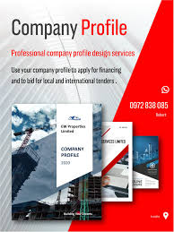 You know the colorful ones you see all over the place. Ais Zambia Company Profile Design Services An Facebook