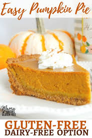 Can confirm, pumpkin works deliciously in risotto. Easy Gluten Free Pumpkin Pie Dairy Free Option Mama Knows Gluten Free