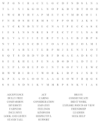 Photocopy And Distribute This Word Search To Older Children Find Leads And Bullying Related Words With A Focus Bullying Prevention Bullying School Counseling