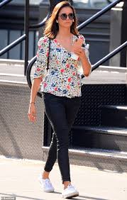 To avoid any counterproductive jitters, inc. Nina Dobrev Pairs Floral Blouse With Denim In Nyc As The Actress Raises Awareness For Shark Week Daily Mail Online