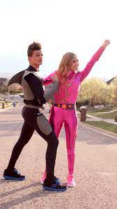 Shark Boy And Lava Girl Costume Diy Super Hero Costume Duo Halloween Costumes Cute Couple Halloween Costumes Diy Girls Costumes