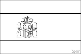 Spain Flag Printable Sweet Spain Flag Outline Spanish Free Printable Colouring Pages Spain Flag Flag Coloring Pages Spanish Flags
