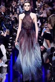 What's the relationship between streetwear and high fashion? Paris Fashion Week Dark Romanticism At Elie Saab About Her