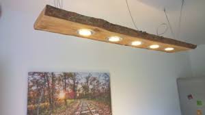 Larche Led Hangelampe 120cm 5 Leds Massivholz Rustikal Decken Leuchte Ebay Holzlampe Lampe Lampe Esstisch
