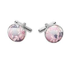 All orders are custom made and most ship worldwide within 24 hours. Pink And Gray Floral Fabric Cufflinks Shop At Tiemart Tiemart Inc