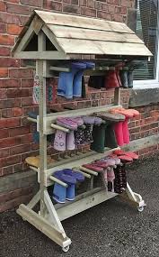 Welly Storage Rack Outdoor Learning Spaces Outdoor Classroom Outdoor Play Spaces