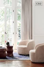 Gwyneth Ivory Boucle Chair Reviews Cb2 Living Room Designs Living Room Decor Cozy Chair