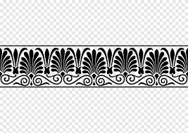 New users enjoy 60% off. Black Floral Illustration Ancient Greece Ornament Greek Alphabet Arabesque Angle Rectangle Png Pngegg