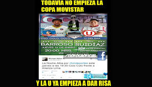 Catolica with scoreboard, result and. Universitario De Deportes Vs Colo Colo Los Divertidos Memes De La Noche Alba Futbol Peruano Depor