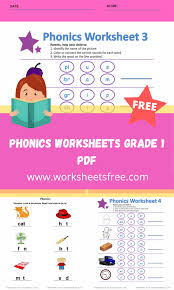 Our large collection of ela worksheets are a great study tool for all ages. Phonics Worksheets Grade 1 Pdf Worksheets Free