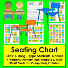 Seating Chart By The Teachers Post