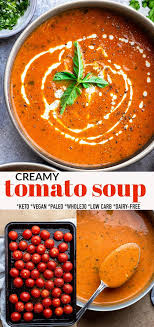 Creamy Tomato Soup Creamy Tomato Soup Healthy Tomato Soup Recipe Plant Based Recipes Easy