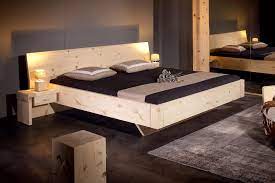 Wir bauen ein schlichtes bett aus massivem fichtenholz für unsere wohnung.wir sind sehr gespannt wie euch die. Sprenger Mobel Bett Alpina Zirbenholz Mobel Letz Ihr Online Shop