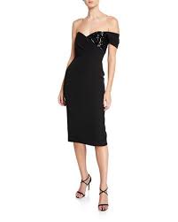 Milly Esme One Sleeve Italian Cady Sheath Dress W Sequin Embellishment Dresses Sheath Dress Dress Outfits