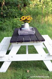 Farmhouse Style Picnic Table Oldsaltfarm Com Outdoor Picnic Tables Farmhouse Picnic Table Picnic Table