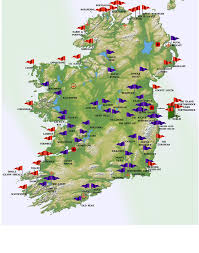 Cork in the south to co. Famous Golf Map Of Ireland