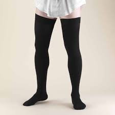 Truform Men S Dress Thigh High Support Socks 20 30 Mmhg 1945bl S 1945bl M 1945bl L 1945bl Xl Truform Compression Stockings Medical Men Dress Support Socks