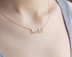Custom Name Necklace Personalized Name Necklace Minimal Name Jewelry Custom Word Necklace Gold Personalized Word Pn02f63 Womens Diamond Necklace Word Necklace Diamond Cross Pendants