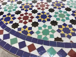 Maybe you would like to learn more about one of these? Moroccan Round Mosaic Tile Outdoor Table In Moorish Fez Design E Mosaik