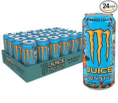 Monster energy drink in the uk, australia, new zealand, and many other countries comes in a 500 ml can with 160 mg of caffeine (in accordance with local. Amazon Com Monster Energy Juice Monster Mango Loco Energy Juice Energy Drink 16 Ounce Pack Of 24 Grocery Gourmet Food