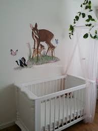 Bambi Mural Made By Me Bambi Wandschildering Gemaakt Door Mij Baby Girl Room Baby Room Bee Room
