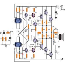 The last circuit was added on thursday, november 28, 2019.please note some adblockers will suppress the schematics as well as the advertisement so please disable if 13.5 watt power amplifier using a tl081 opamp and tip125 / tip120 power transistors. 100w Transistor Power Amplifier Schematic Learn How To Build It Bright Hub Engineering