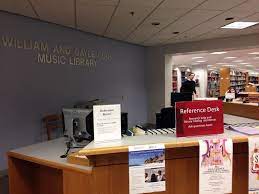 The Cook Music Library Largest Academic Music Library In The Us Music Library Reference Desk Desk