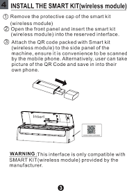 Consult with the sales agency or manufacturer Mdna19 Smart Kit With Wi Fi User Manual Cs374u App Us Osk103 B Gd Midea Air Conditioning Equipment