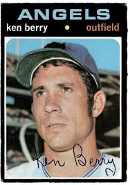 1965 Topps Baseball Rookie Stars Ken Berry Joel Gibson Card #368 Crease BUF 