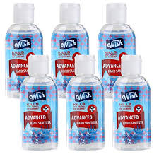 If you don't have any access a sink, then use a hand sanitizer that contains at least 60% alcohol. Wish Hand Sanitizer 2oz Pack Of 6 Pocket Size Vitamin E Germaphobe