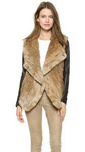 June Fur Jacket With Leather Sleeves Shopbop Fur Jacket Fashion Leather Sleeve