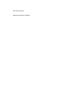 Pdf The Dark Precursor Deleuze And Artistic Research Vol 1 Paulo De Assis Federica Pallaver Pascale Criton Keir Gogwilt Lucia D Errico Gabriel Paiuk Frederic Mathevet Martin Scherzinger And Jae Emerling