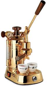 Maybe you would like to learn more about one of these? La Pavoni Professional Espresso Cappuccino Lever Machines Gold Rosewood Handgrips
