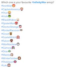 Avengers Endgame Twitter Emojis
