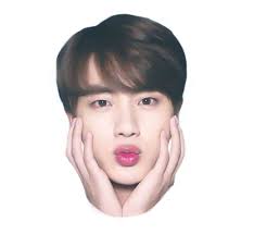 Jin Head Sticker Png Stiker Bts