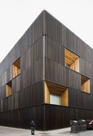 Archeological Museum Of Alava Picture Gallery Facade Design Architecture Building Wood Architecture