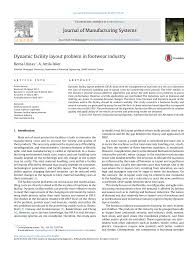 Oct 01, 2007 · two plasma mass spectrometers are used to perform an elemental analysis of glass. Pdf Dynamic Facility Layout Problem In Footwear Industry