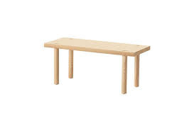 H 15 x w 47.25 in. Stockholm 2017 Coffee Table Ash Veneer