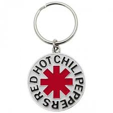 Porte Clefs Metal Red Hot Chili Peppers Asterisk Piment Le Plus Fort Red Hot Chili Peppers Porte Clef