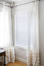 Ruffled Curtains Maison De Pax Ruffle Curtains Diy Curtains Diy Window Treatments