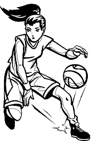 Basketball is not a sport exclusively for men, and in this drawing shows that anyone can be a good. Basketball Coloring Pages Nba Coloring4free Coloring4free Com