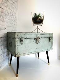 Sold Example Vintage Military Footlocker Trunk Chest Etsy In 2020 Chest Coffee Table Vintage Industrial Decor Industrial Decor