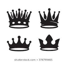 Black And White Crown Vector Vector Black Crown Icons On White Background Black Abstract Background Black Butterfly Tattoo Crown Stencil