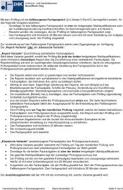 Kauffrau für büromanagement muster report assistenz und sekretariat. Handreichung Zur Gestreckten Abschlussprufung Kaufmann Kauffrau Fur Buromanagement Pdf Kostenfreier Download