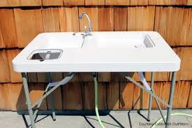 High quality, 70d nylon with a polyurethane coating and taped seams. The Best Portable Sinks For Camping Van Camping Life