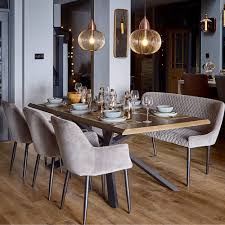 $30.00 coupon applied at checkout save $30.00 with coupon. Bronx 200cm Dining Table Bench 3 Grey Chairs